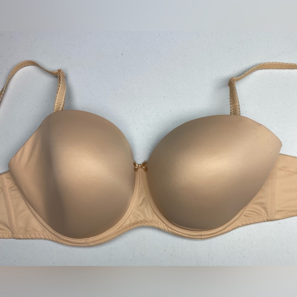 NWOT TAN Deco Strapless, 34J *P1089